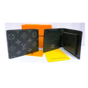 Louis Vuitton Monogram Canvas Marco Bifold Wallet with Coin Pocket - Black