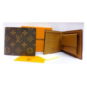 Louis Vuitton Monogram Canvas Marco Bifold Wallet with Coin Pocket - Brown
