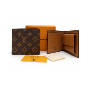 Louis Vuitton Monogram Canvas Marco Bifold Wallet with Coin Pocket