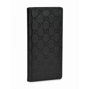 Luxury GG Supreme Canvas Vertical Long Wallet with Leather Trim - TS-02