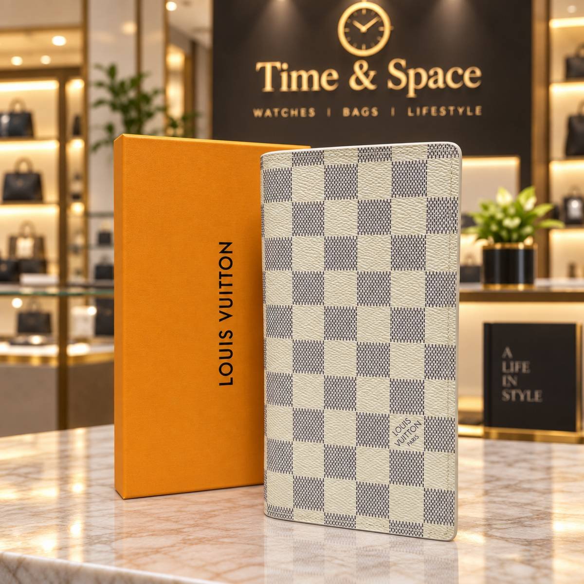 Louis Vuitton Checkered Long Wallet – 4 Color Variations - Image 3