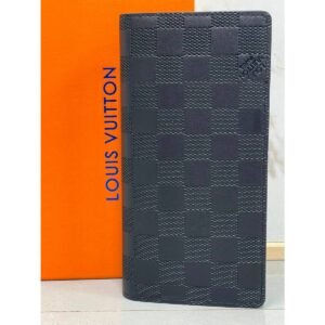 Damier Azur Canvas Vertical Brazza Long Wallet for Men - TS-04
