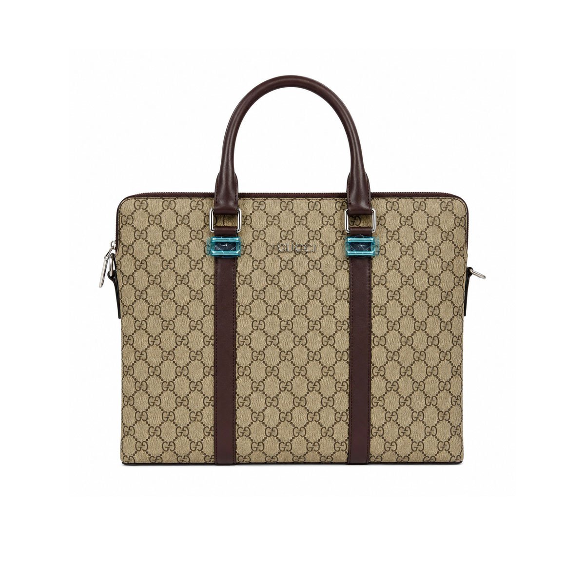 Gucci Classic GG Canvas Slim Laptop Briefcase