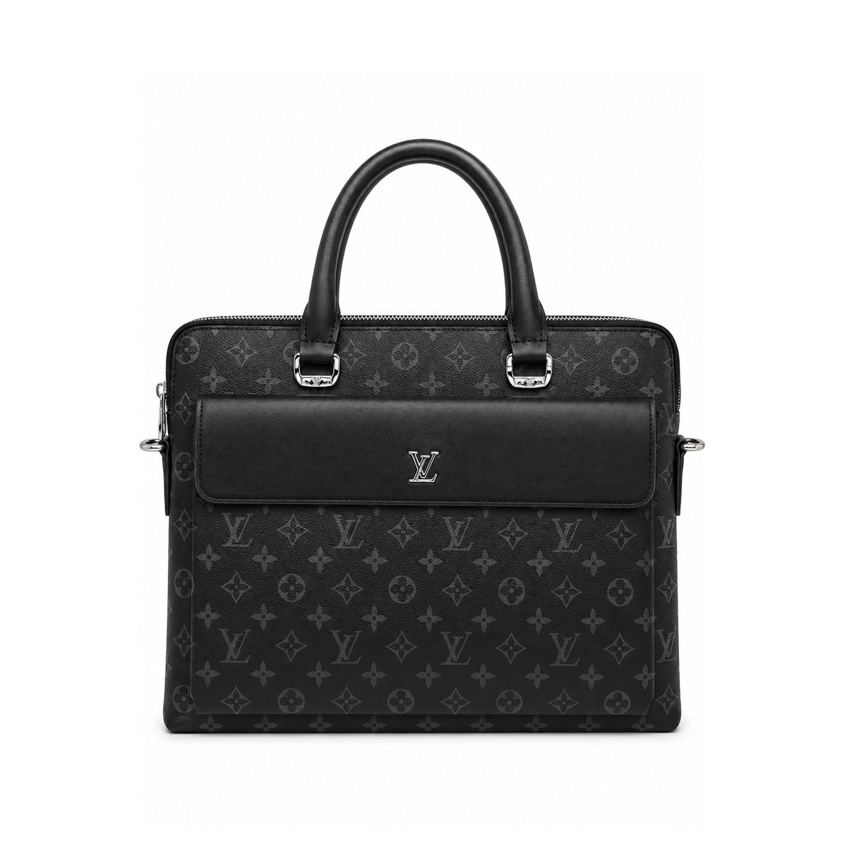 Louis Vuitton Monogram Eclipse Slim Briefcase Laptop Bag