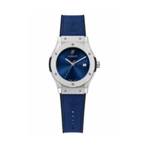 Hublot Classic Fusion Blue Dial Titanium Watch