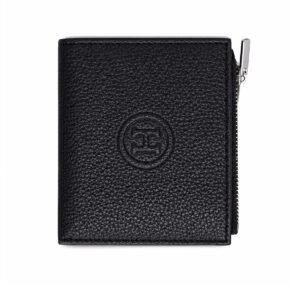 Hermès Leather Zip Wallet Black