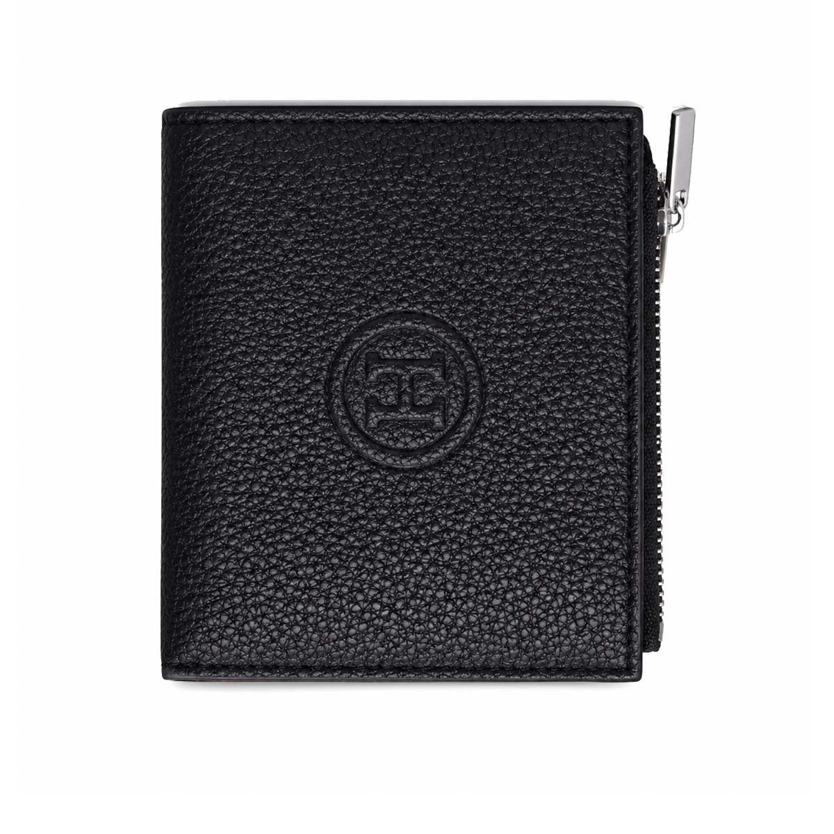 Hermès Leather Zip Wallet Black