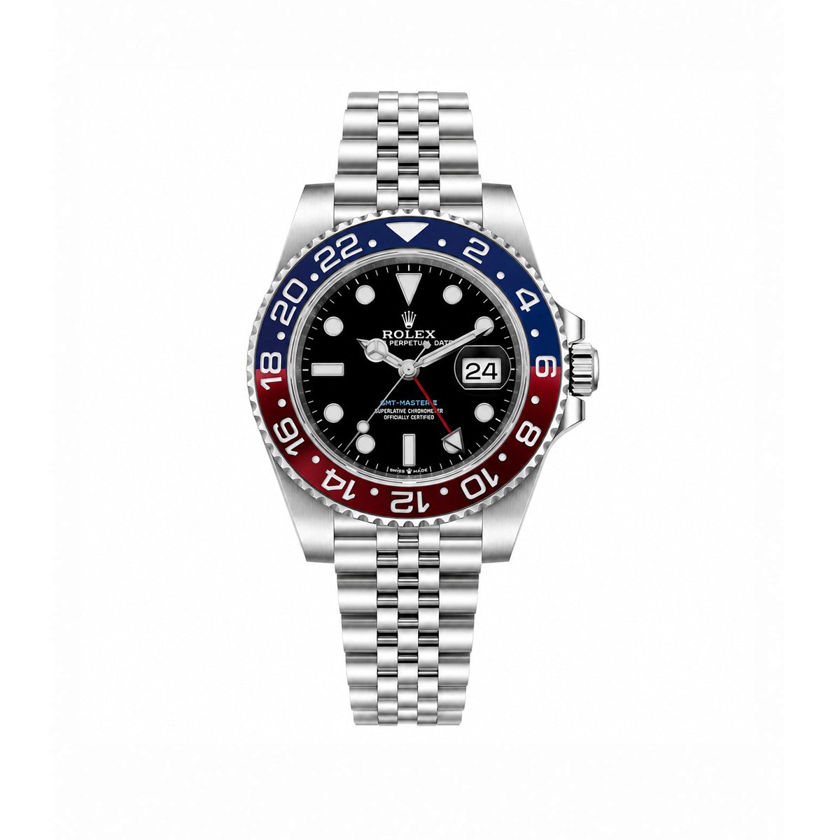 Rolex GMT-Master II Pepsi 126710BLRO Jubilee Men's Watch