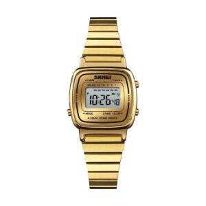 SKMEI Retro Digital Stainless Steel Watch