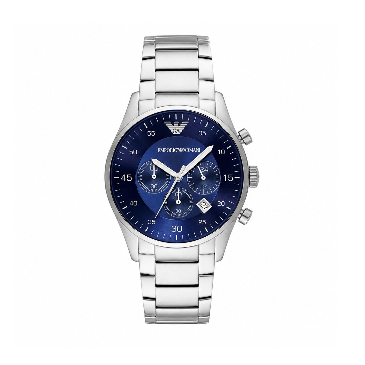 Emporio Armani Men's Blue Dial Chronograph Watch