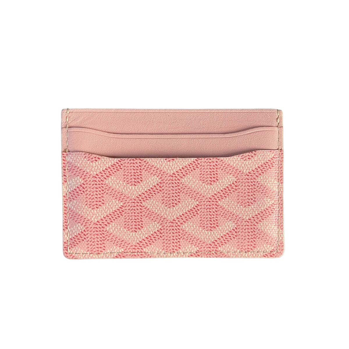 Goyard Card Holder Pink Color