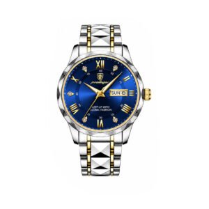 POEDAGAR 769 Two-Tone Quartz Dress Watch