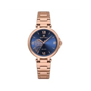 NAVIFORCE NF 5060 Floral Grace Ladies Watch Blue Rose Gold