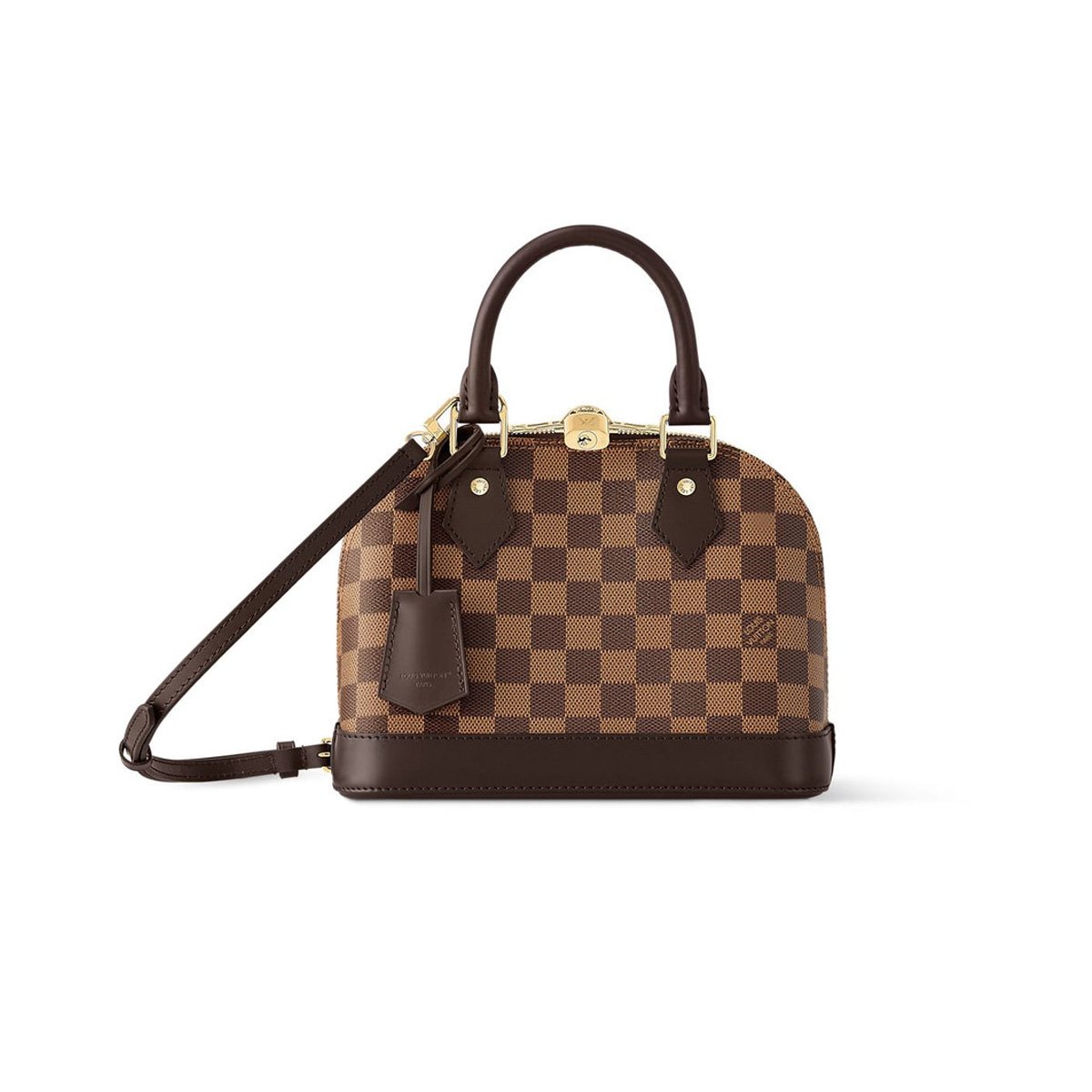 Louis Vuitton Alma Brown Damier Ebene Handbag