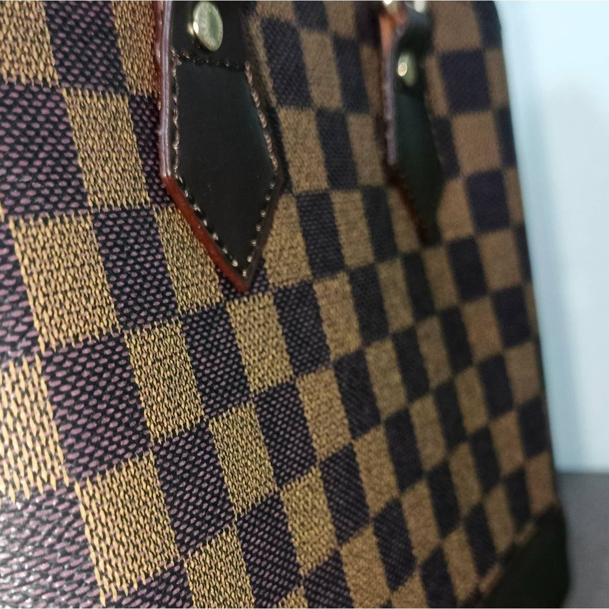 Louis Vuitton Alma Handbag – Brown Damier Ebene - Image 3