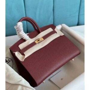 HERMÈS Birkin 30 Epsom Leather Bag - Plum