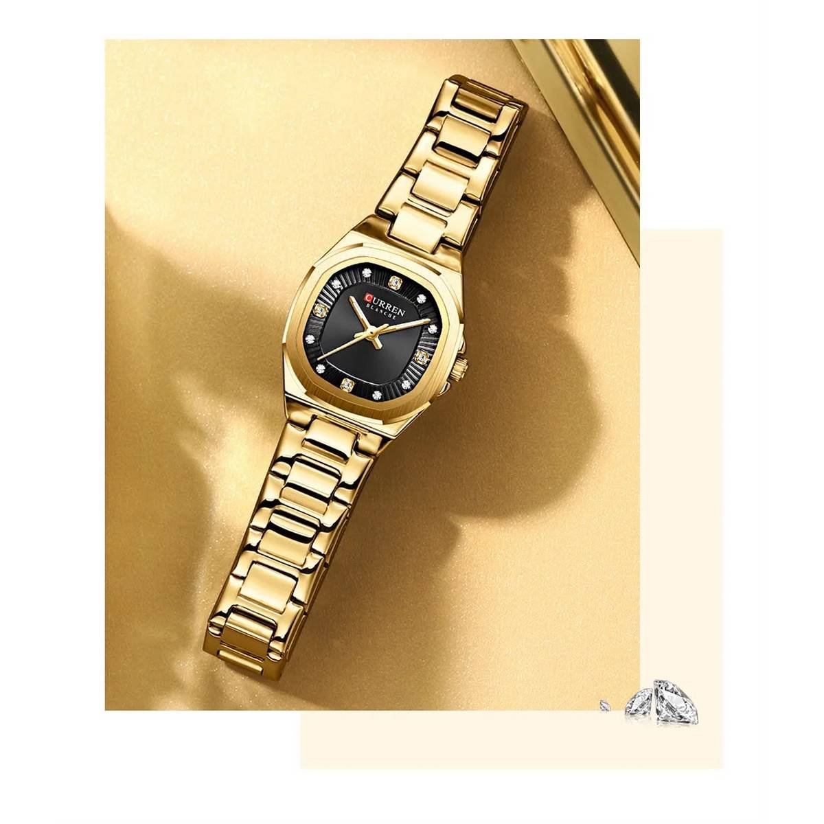 CURREN Blanche 9104 Women's Geometric Quartz Watch - Image 4