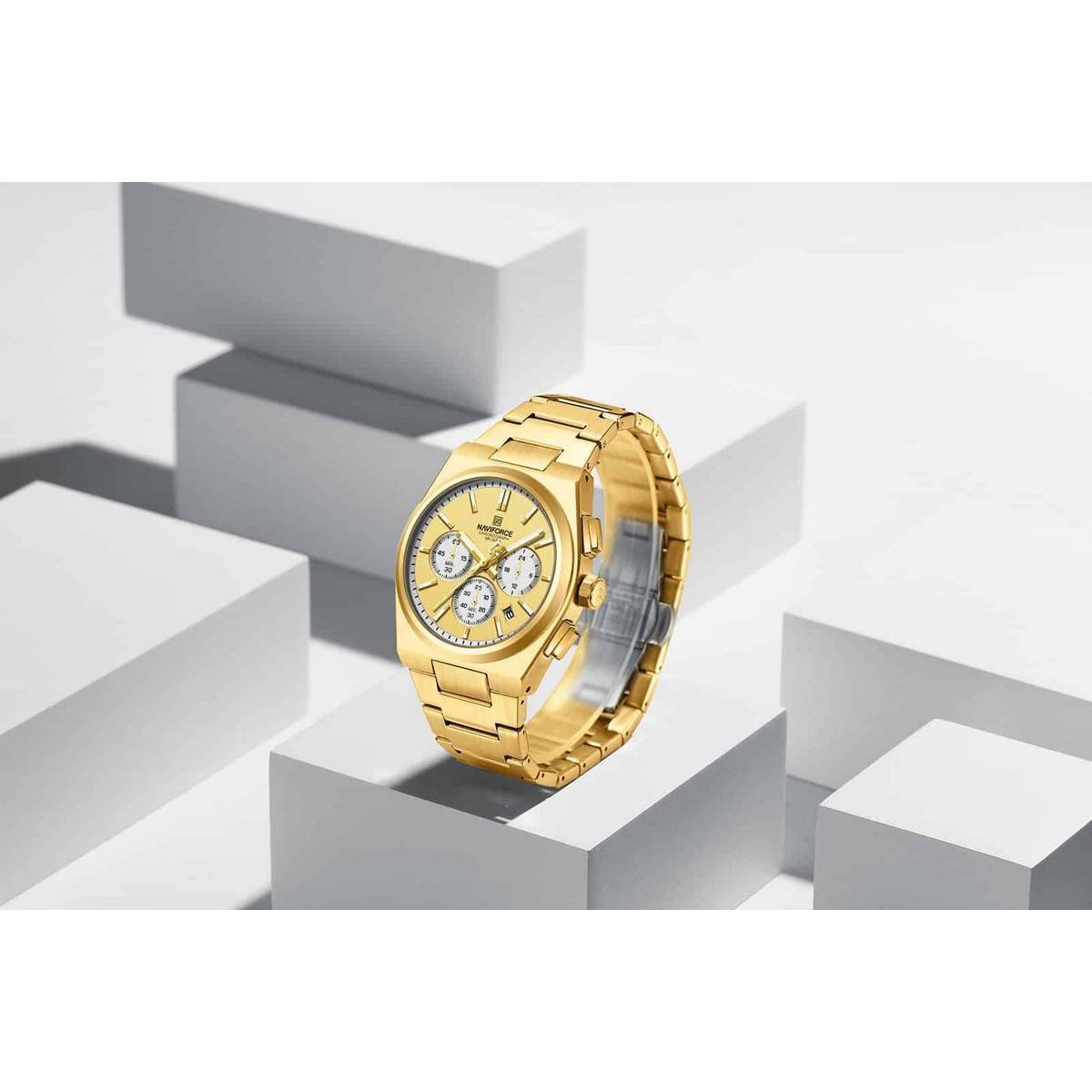 Naviforce NF8048L Ladies Integrated Stainless Steel Quartz Watch - Image 3