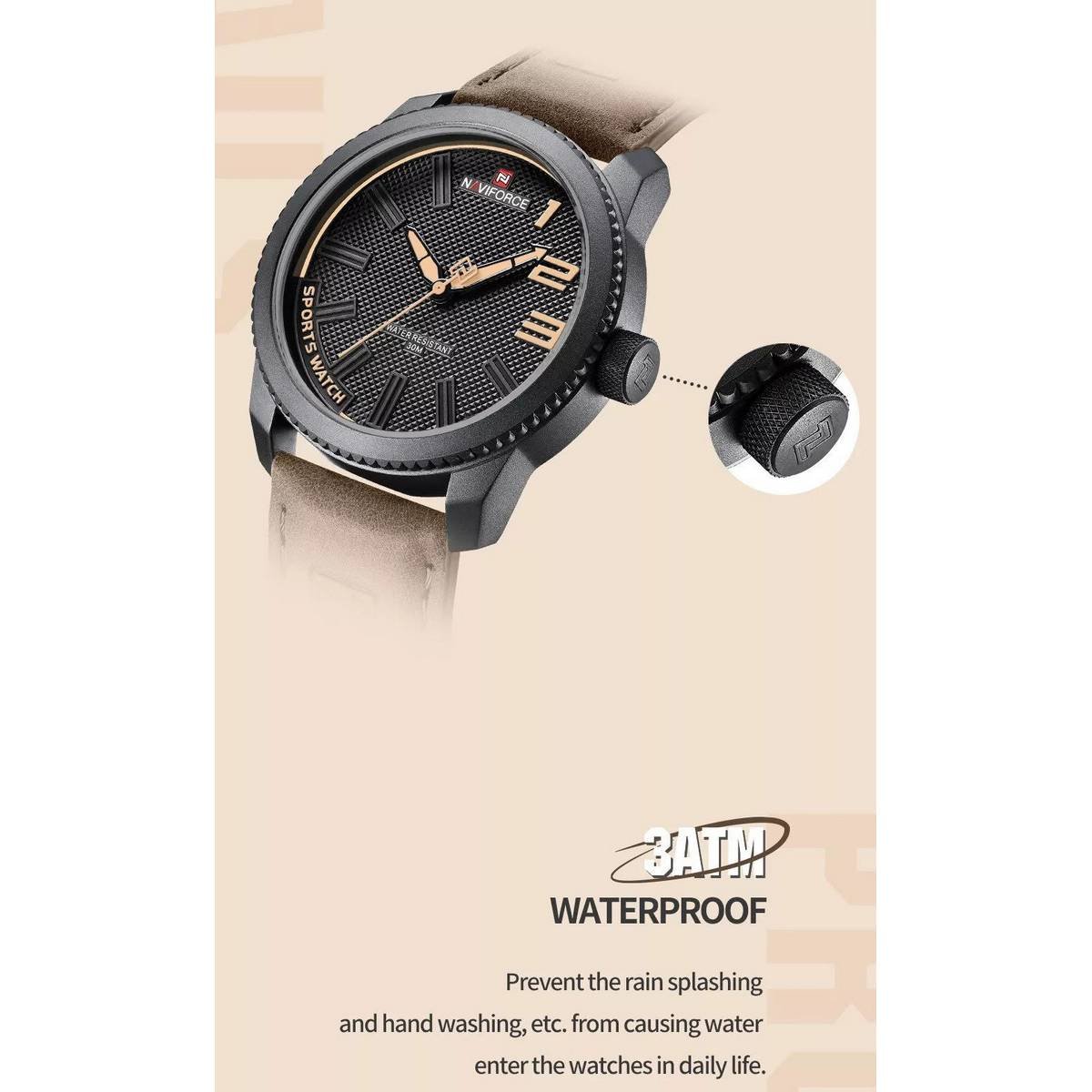 Naviforce NF9202 Grandel Men's Sports Quartz Watch - Image 2