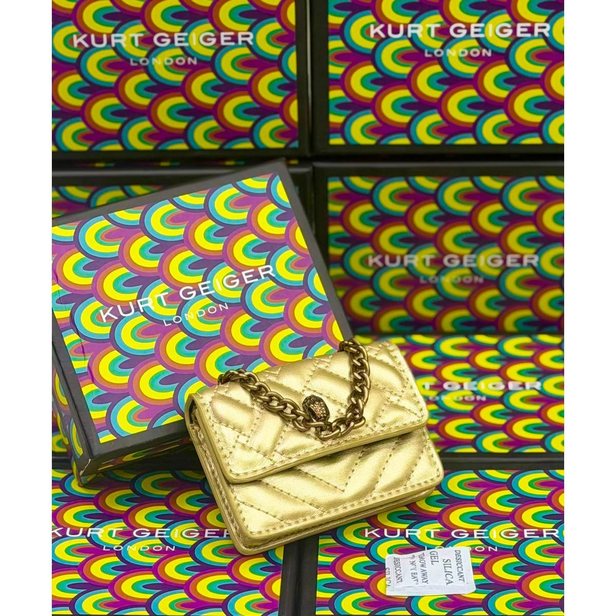 Kurt Geiger London Kensington Micro Quilted Crossbody Bag - Image 4