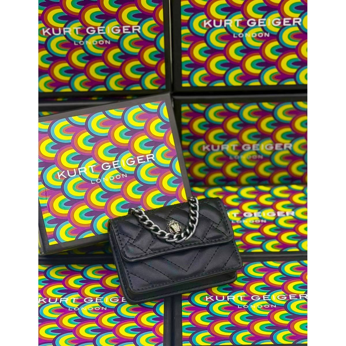 Kurt Geiger London Kensington Micro Quilted Crossbody Bag - Image 6
