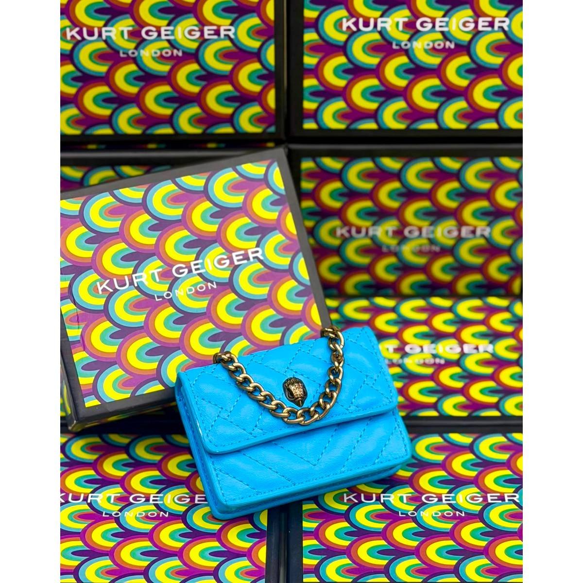 Kurt Geiger London Kensington Micro Quilted Crossbody Bag - Image 7