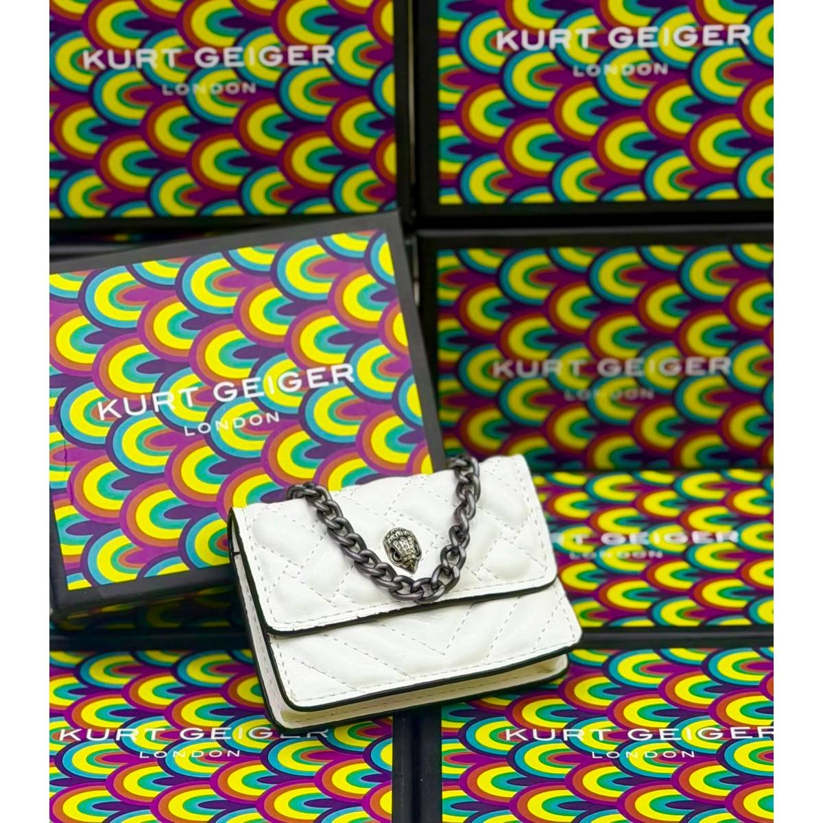 Kurt Geiger London Kensington Micro Quilted Crossbody Bag - Image 8