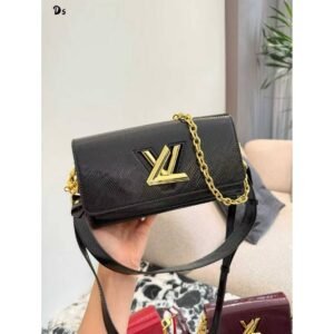 Louis Vuitton Twist West Epi Leather Shoulder Bag - Black