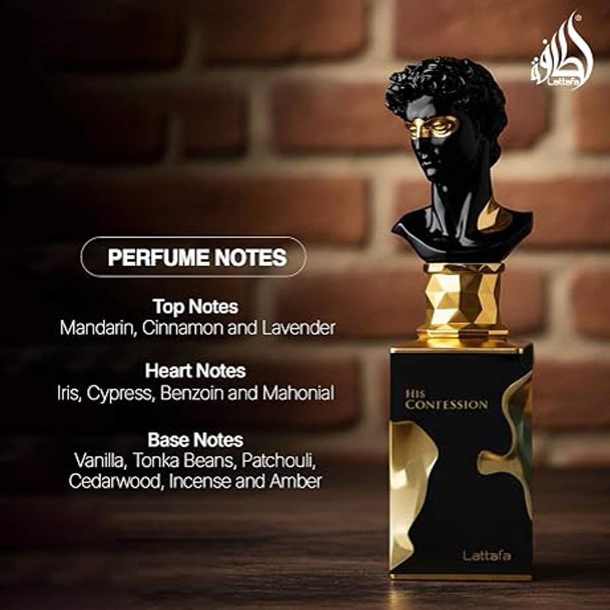 Lattafa His Confession Perfume for Men 100ml – Eau de Parfum - Image 3