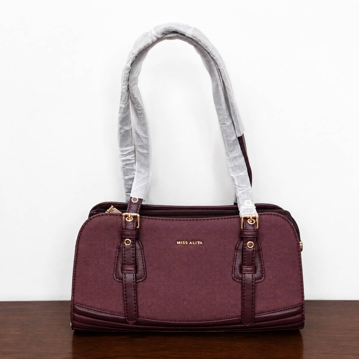Miss Alita Women's Handbag – Dark Maroon - Image 3