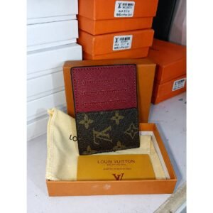 Louis Vuitton Wine Red Monogram Card Holder