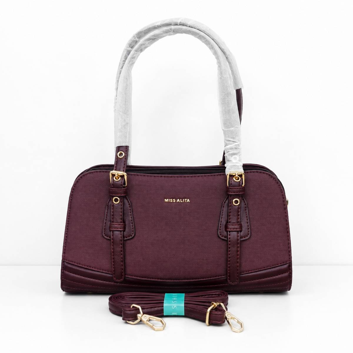 Miss Alita Women's Handbag – Dark Maroon - Image 2