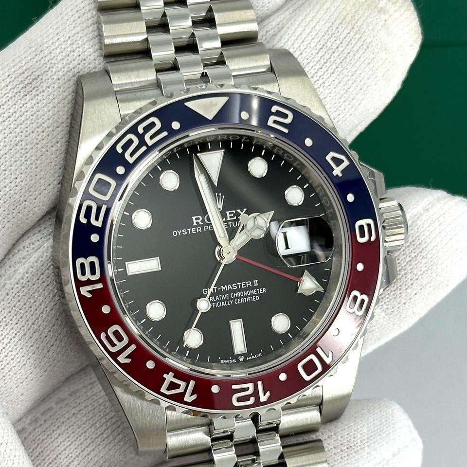 Rolex GMT-Master II Pepsi 126710BLRO Jubilee Men's Watch - Image 3