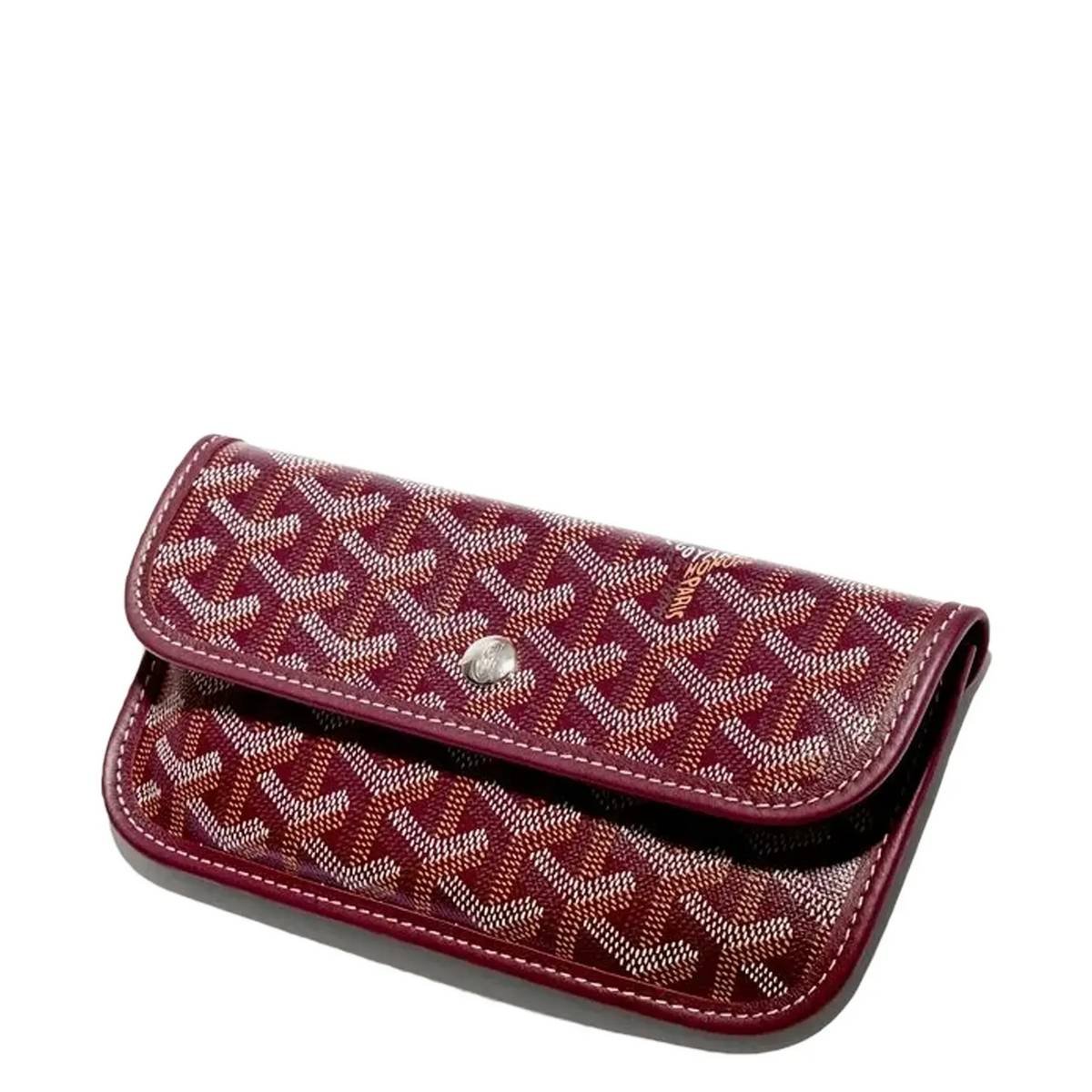 Goyard Tote Bag – Wine Red - Image 6