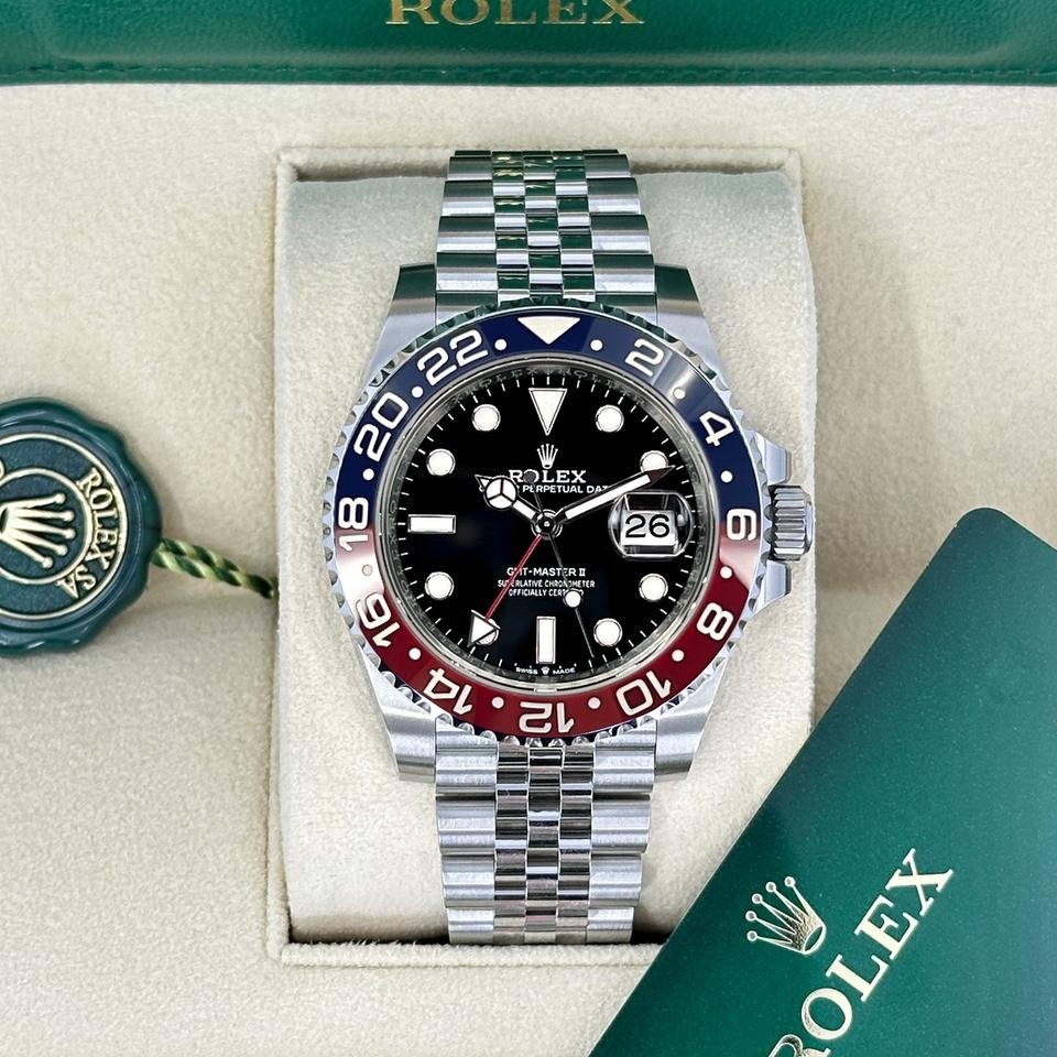 Rolex GMT-Master II Pepsi 126710BLRO Jubilee Men's Watch - Image 2