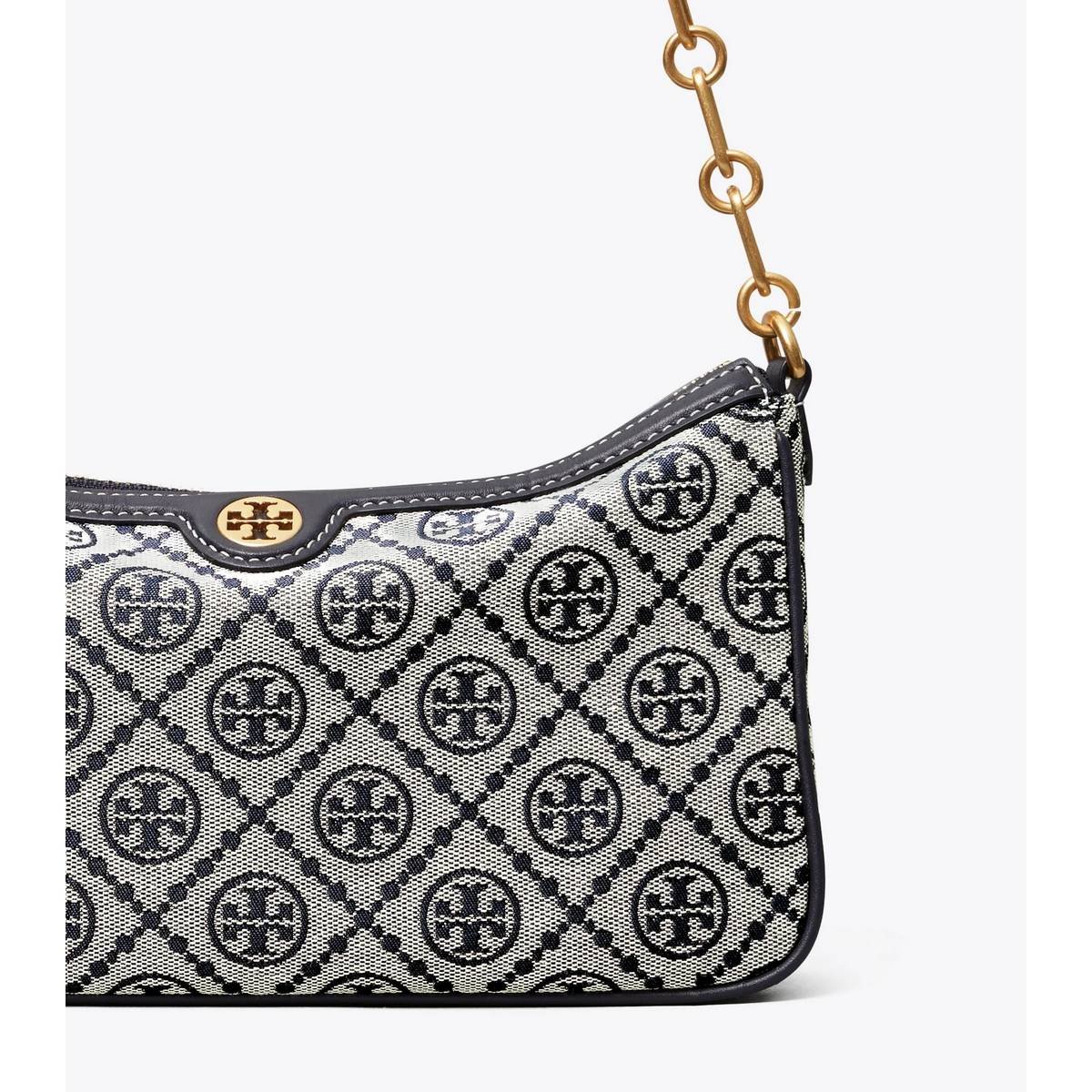 Tory Burch Small Fleming Convertible Shoulder Bag – Grey - Image 3