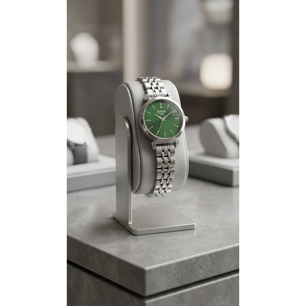 Annie Time Emerald Green Dial Women's Watch - Image 3