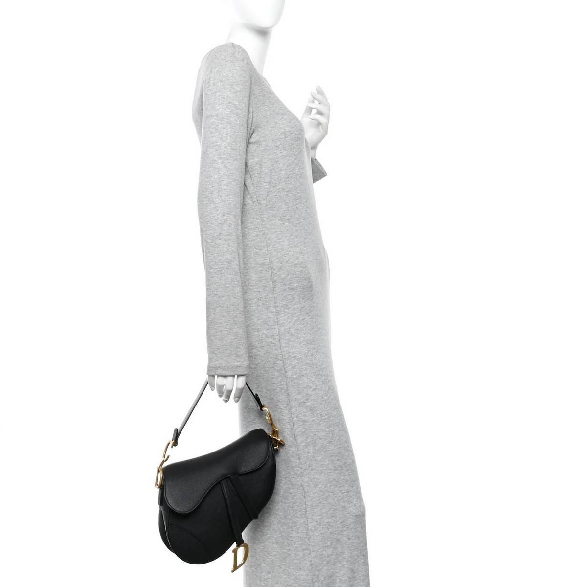 Christian Dior Saddle Bag Brown Black White – Shoulder & Crossbody Bag - Image 11
