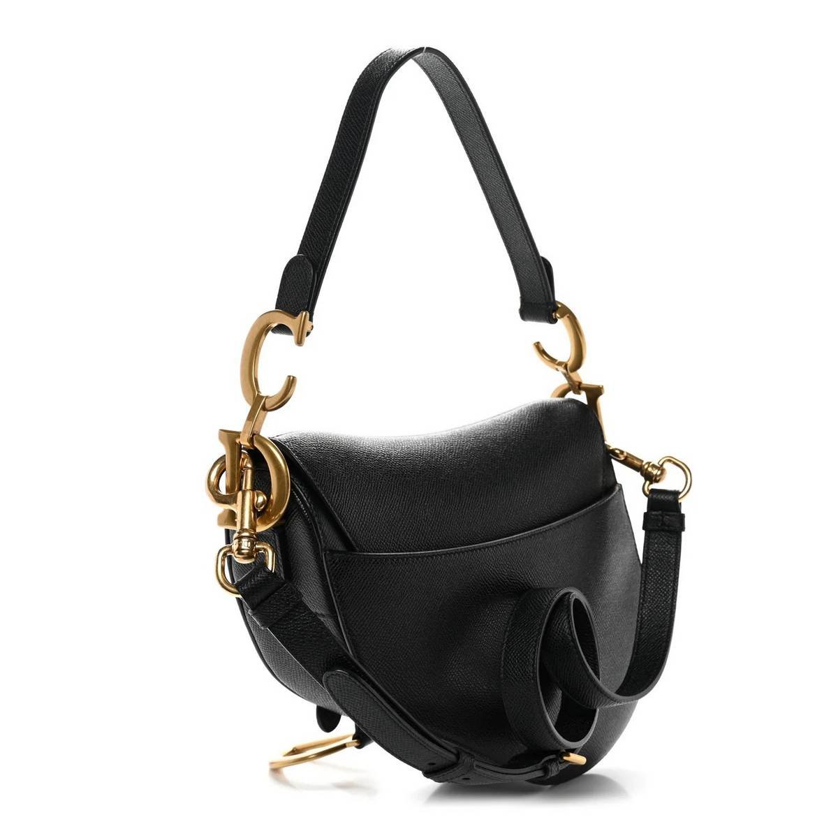 Christian Dior Saddle Bag Brown Black White – Shoulder & Crossbody Bag - Image 6