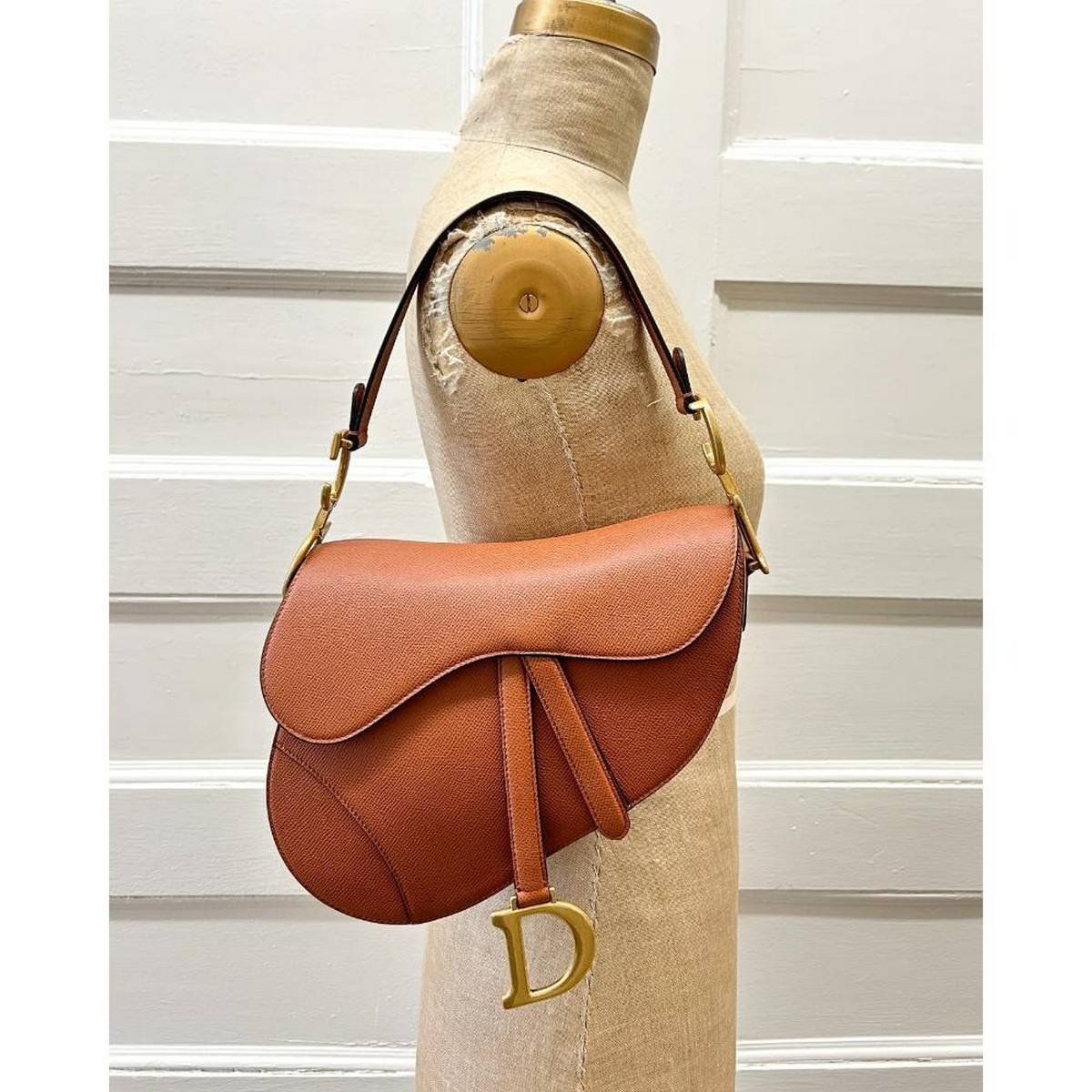 Christian Dior Saddle Bag Brown Black White – Shoulder & Crossbody Bag - Image 2